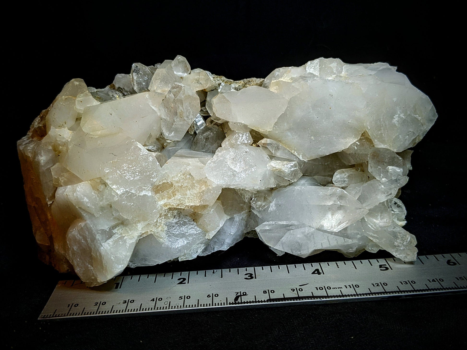 EsotericMineralsnCrystals Large Natural Arkansas Quartz Crystal Cluster