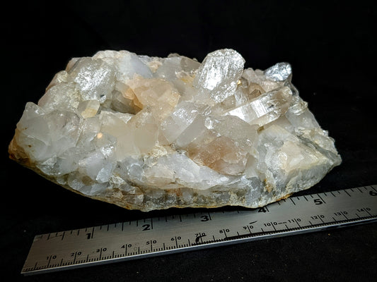 EsotericMineralsnCrystals Large Natural Arkansas Quartz Crystal Cluster